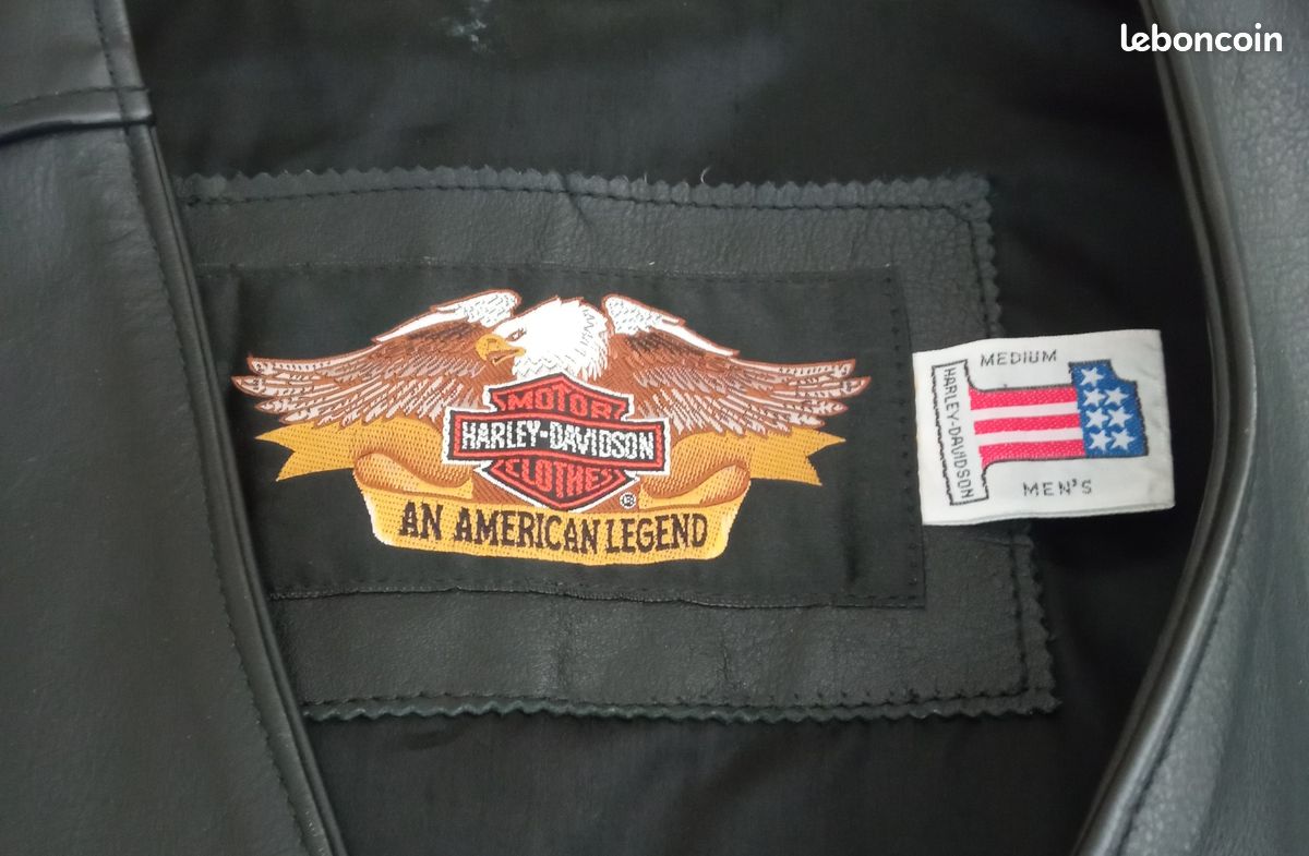 Gilet en cuir, Harley Davidson taille M (image 7)
