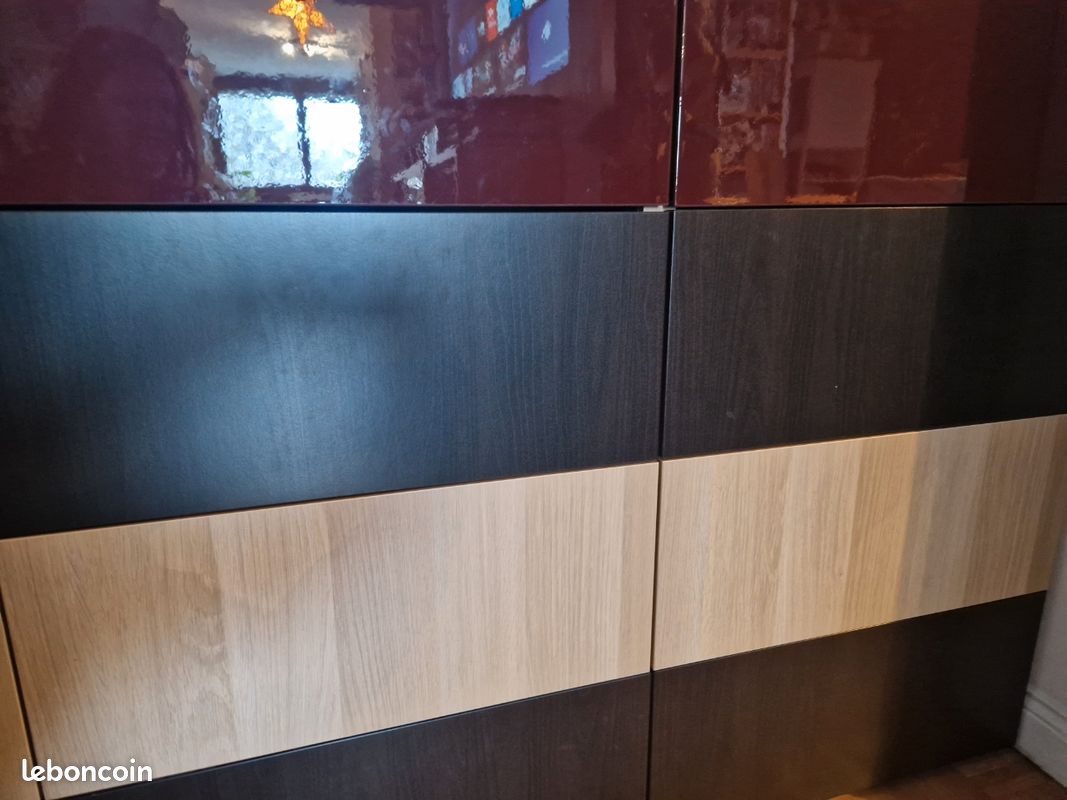 3 tiroirs IKEA BESTA bois noir (image 5)