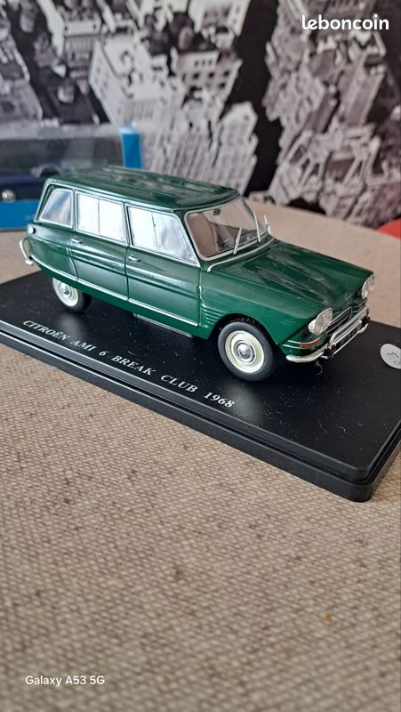 Miniature Universal Hobbies 1/43 - Citroën Ami 6 Break Club 1968 - Sans Boîte