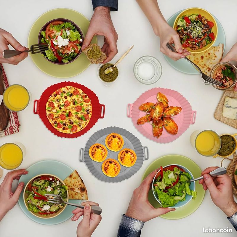 Tapis Pour Air Fryer,Tapis Réutilisables Pour Friteuse à Air