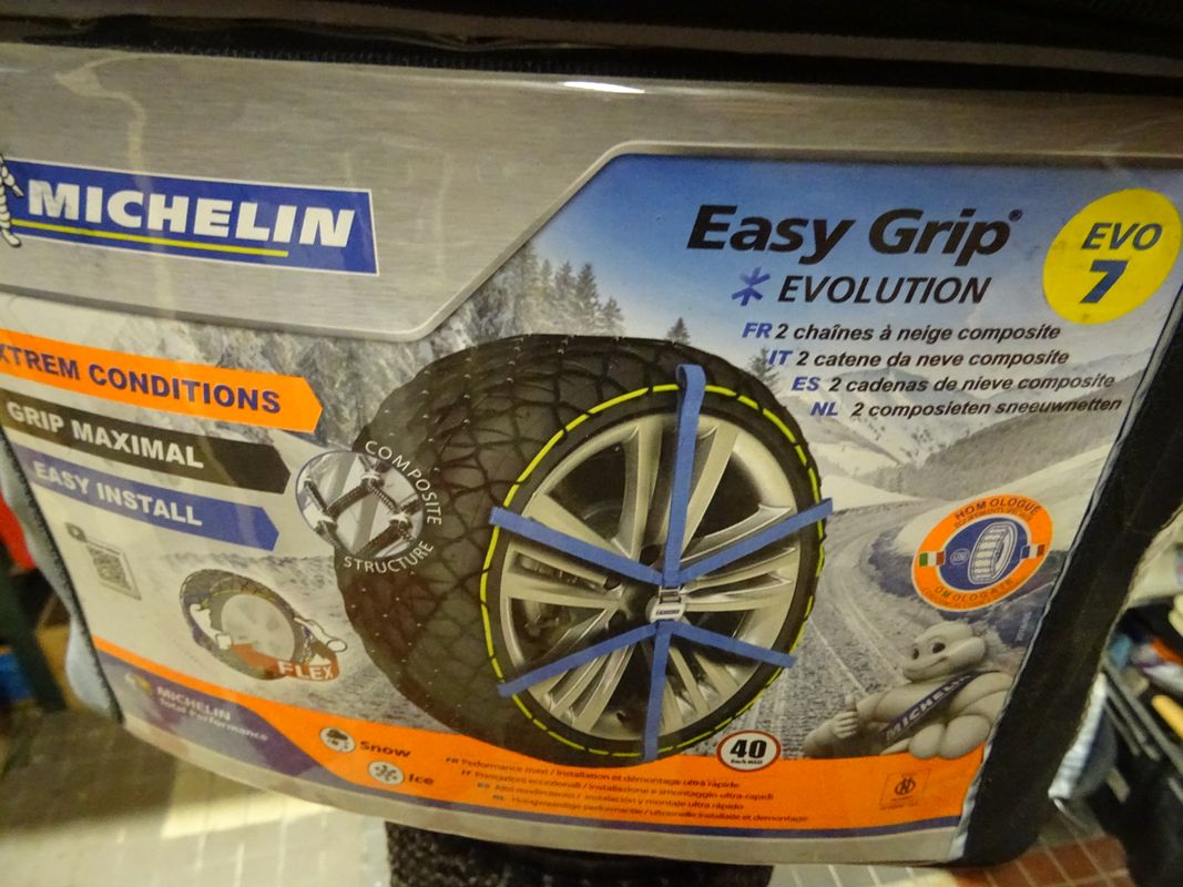 2 chaînes à neige composite MICHELIN Easy Grip Evolution 7 - Équipement auto
