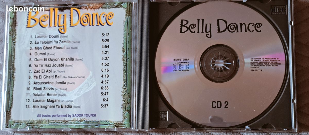 CD Coffret 3 CD Belly Dance – Édition 2001 • Musiques Orientales Authentiques (image 7)