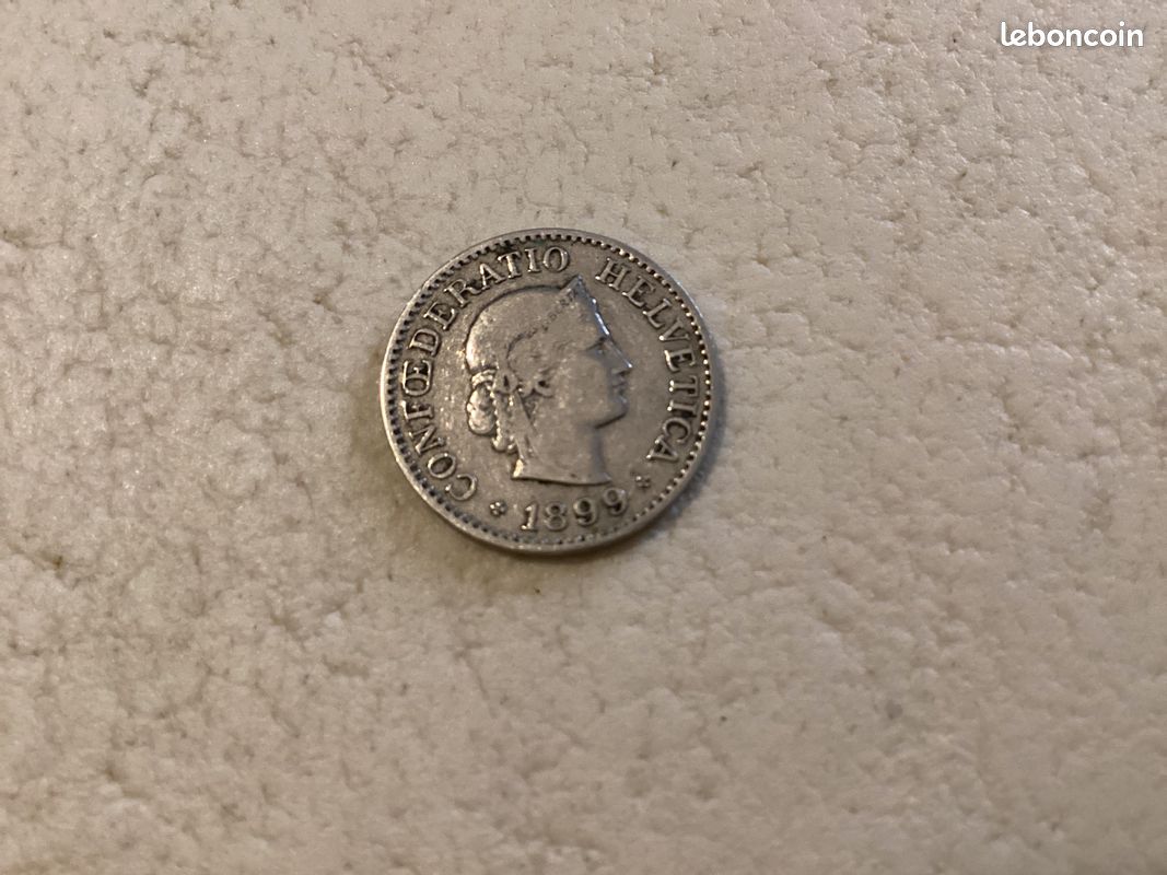 1 pièce de 10 Rappen, SUISSE, année 1899 B (image 2)