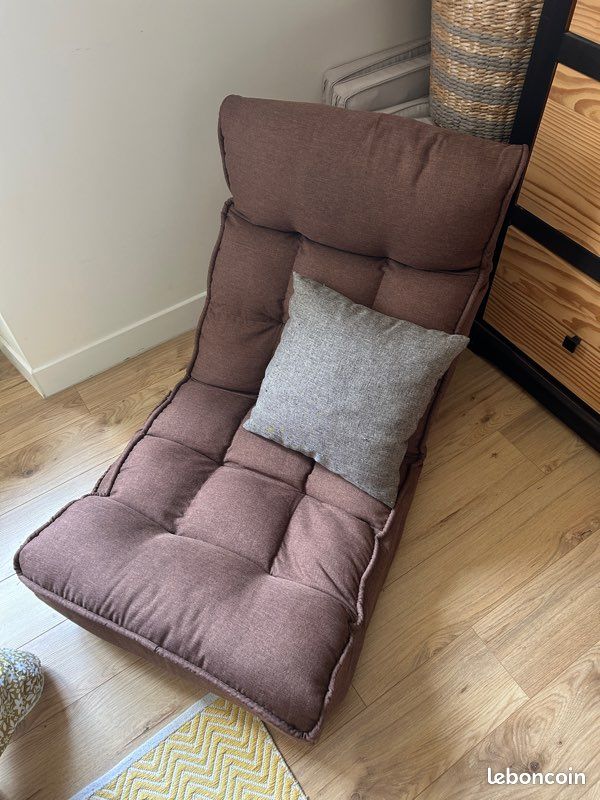 Fauteuil, chauffeuse gaming pliable (image 1)