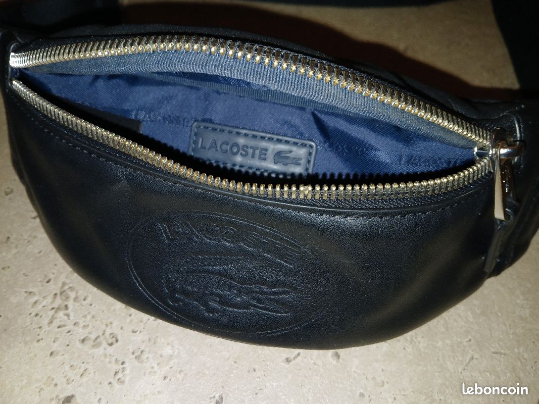 Sac banane cuir LACOSTE état neuve Accessoires Bagagerie