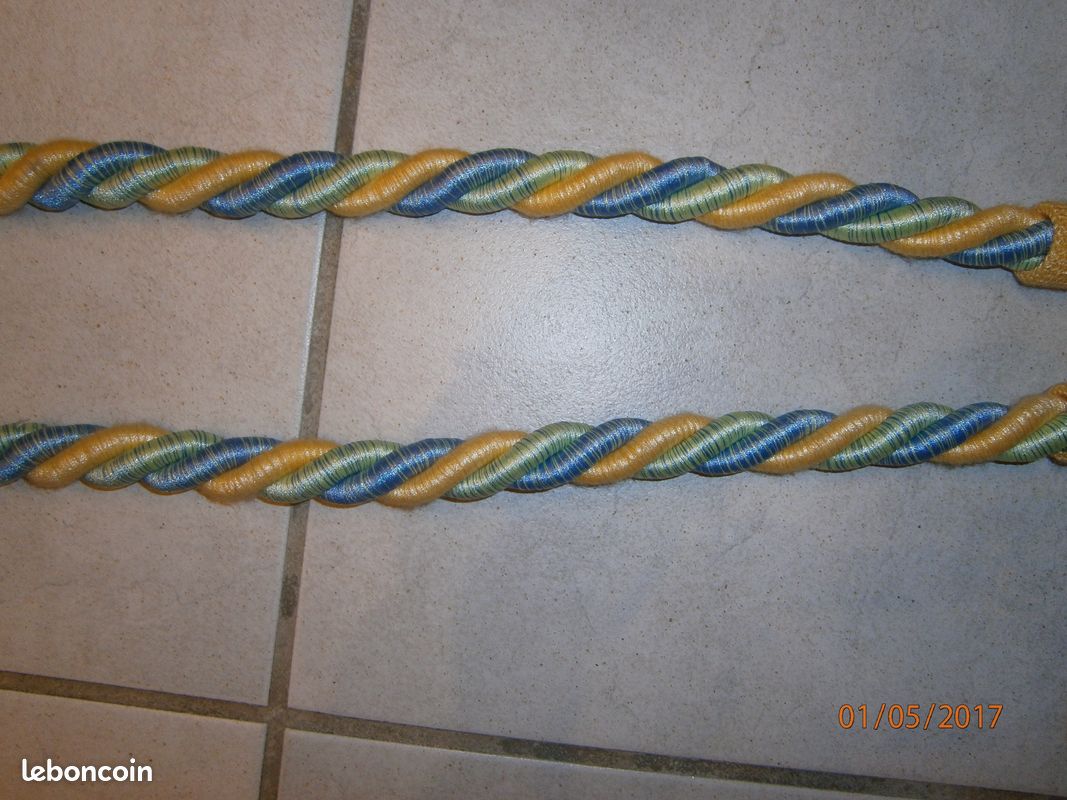 Lot de 25 attaches rideaux en corde (image 2)