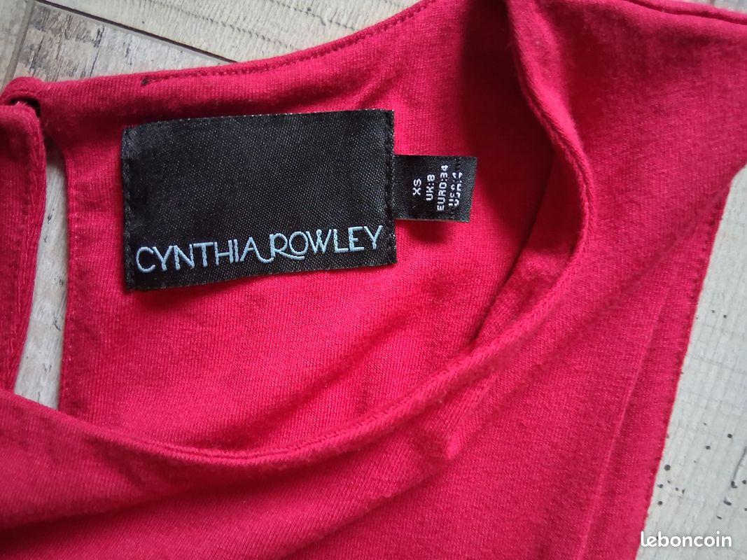 Robe rouge femme taille S (image 5)