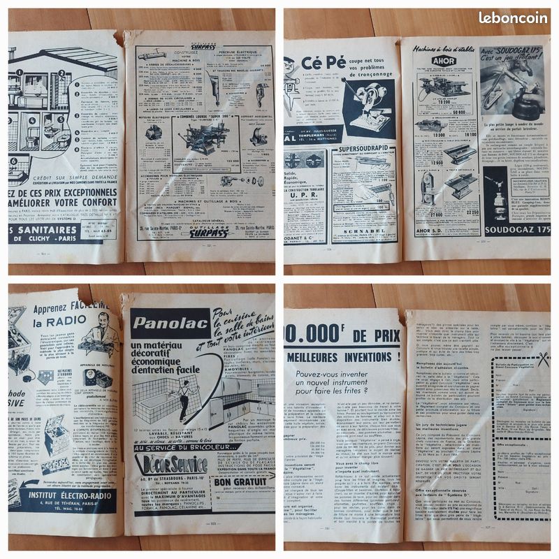 Revue bricoleur : Système D n°143 - Novembre 1957 - magazine vintage de bricolage (image 12)