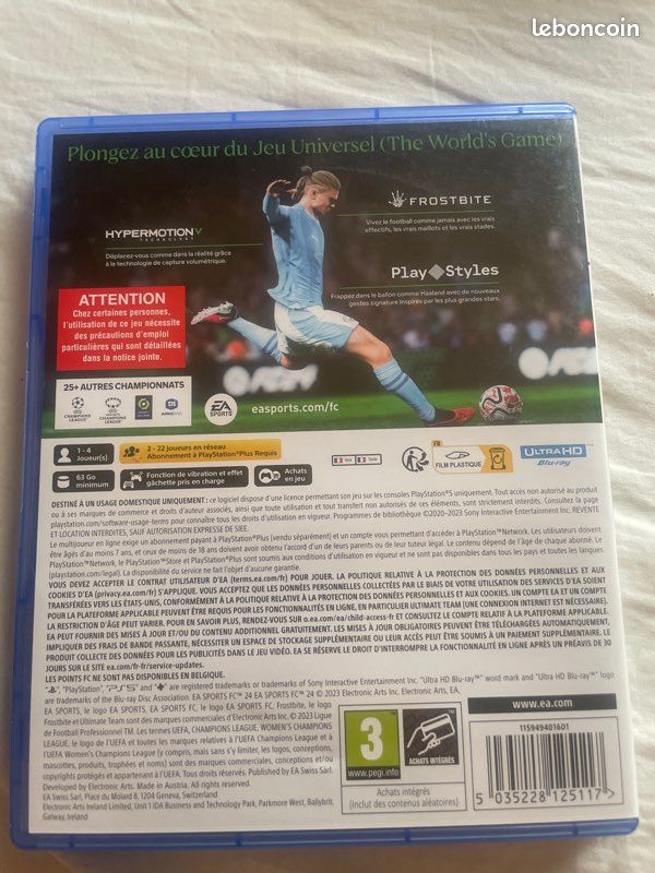 Jeux fc24 ps5 (image 2)