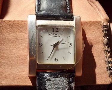 Montre Bracelet Vintage Norwich Union - Homme - Quartz - À Réviser (pile à Changer)