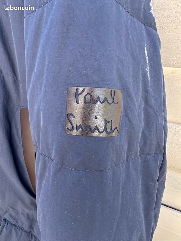 Pull à Capuche Paul Smith Femme – Taille M – Bleu – 100% Coton