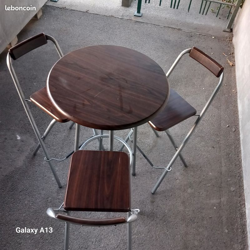 Table haute plus chaise (image 5)