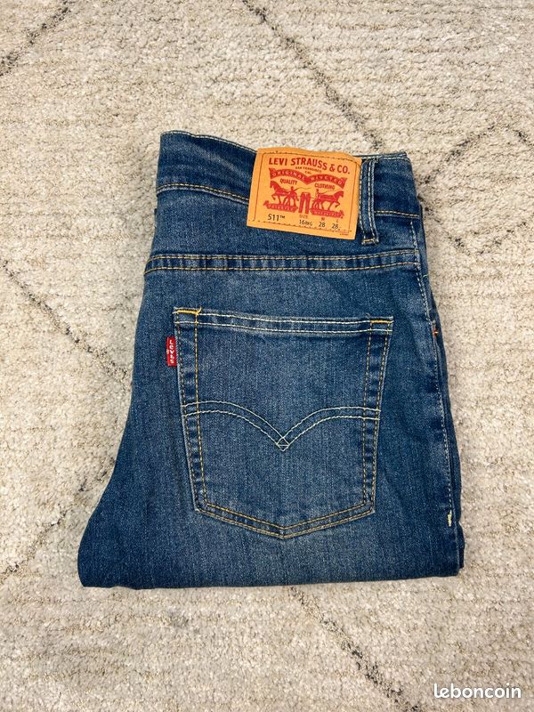 Jeans Levi’s Fille Taille 3 Ans Bootcut - Taille Ajustable, Occasion Très Bon état