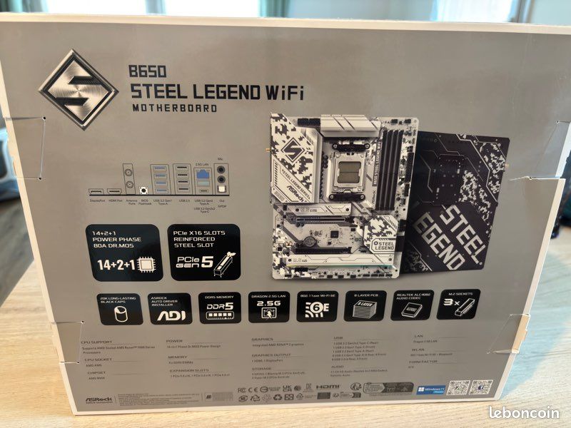 Carte mère ASRock B650 Steel Legend WiFi Neuve Accessoires