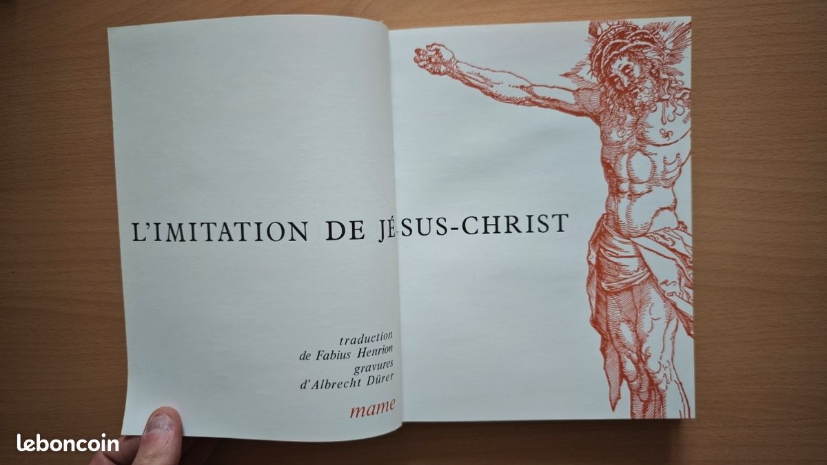 L’Imitation de Jésus-Christ, livre toilé – Éditions Mame (image 7)