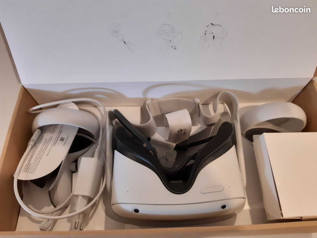Casque de réalité virtuelle META QUEST 2 (image 1)