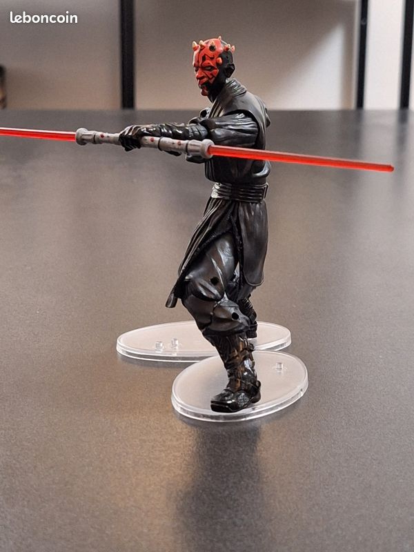 Star Wars The Black Series - Figurine Dark Maul 15 Cm - La Menace Fantôme - Sabre Double Lame Articulé Collection Premium