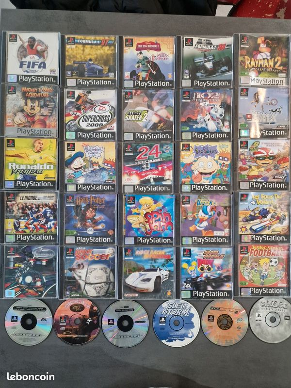Lot 16 jeux PlayStation PS1 - Jeux vidéo