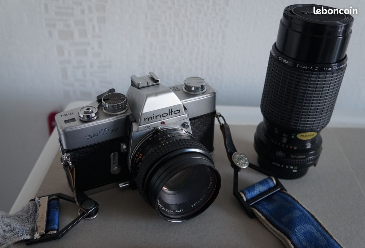 Appareil photo reflex argentique 35 mm Minolta SRT 101