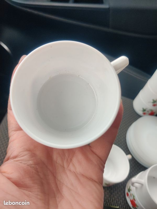 Tasses arcopal églantine - Arts de la table