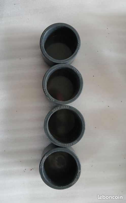 Bouchon femelle PVC pression Ø 40 (lot de 4) (image 1)