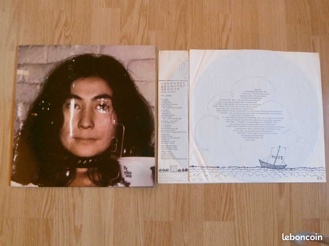 Disque vinyle 33 tours YOKO ONO - Fly (image 1)
