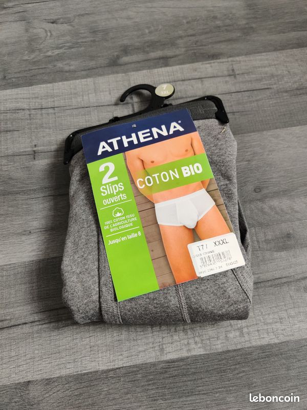 NEUF Lot de slips ouverts Athena coton bio 3XL Vêtements - Main Image