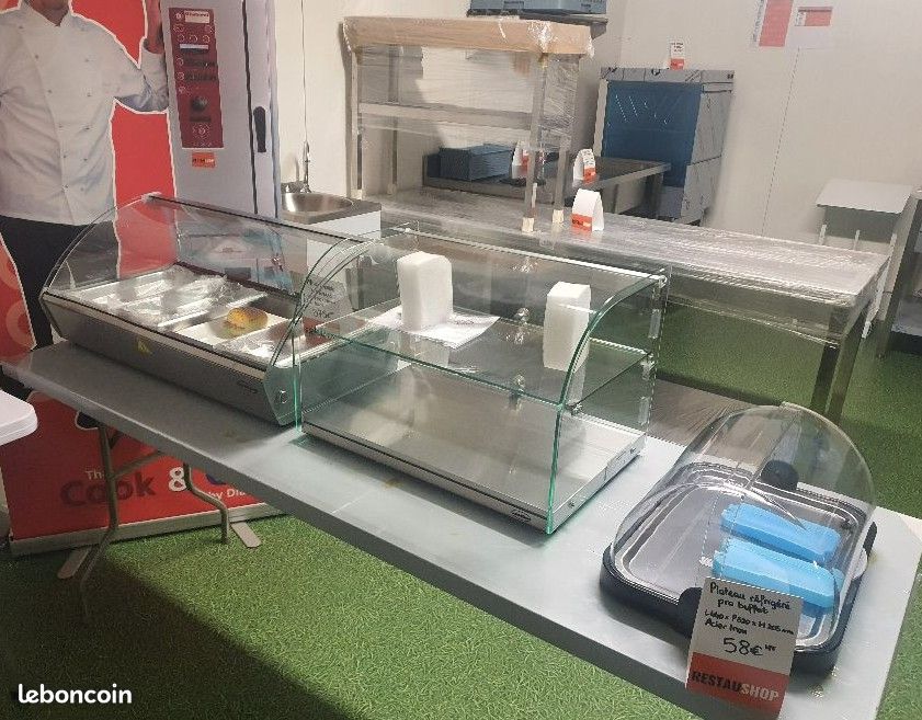 Support bac GN saladette inox pro CHR (image 2)
