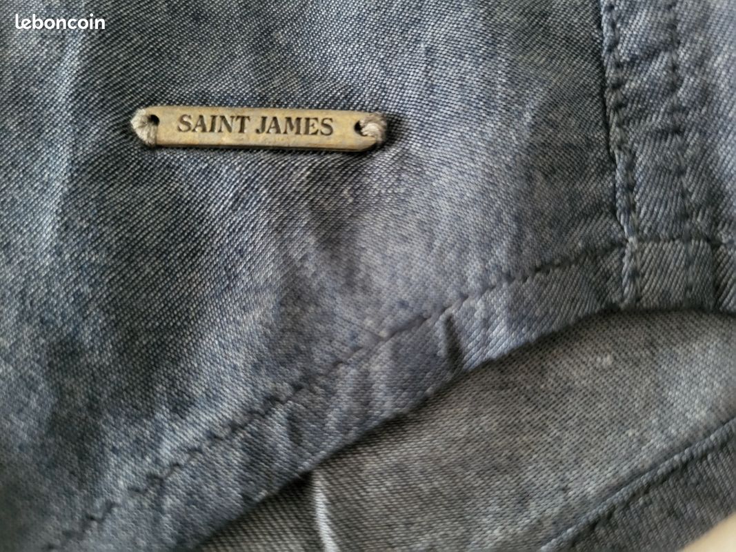 Chemise manches longues - SAINT-JAMES - Taille 48 - NEUVE (image 11)