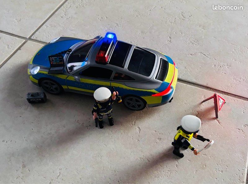 Playmobil 70066 Porsche 911 Carrera 4S police COMPLET - Jeux & Jouets