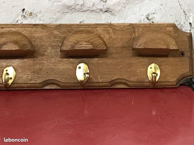 Porte manteau en bois pour 5 À VENIR CHERCHER SUR PLACE (image 2)
