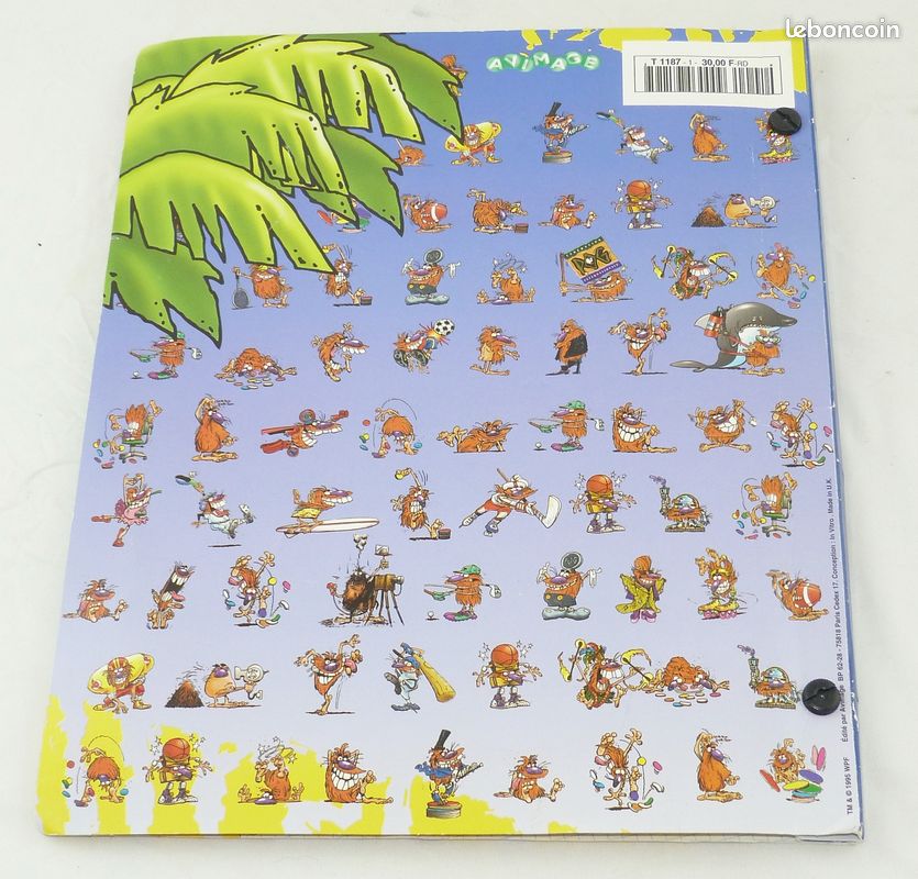 LOT DE 50 Pogs Avimage McDonald's Série Complète Pogman WPF Happy Meal