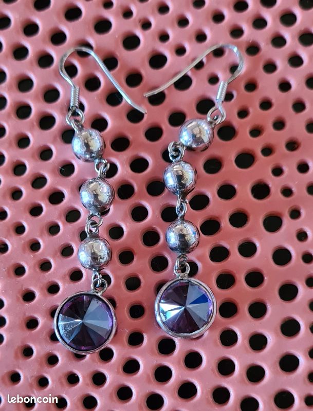 Boucles d'oreilles swarovski (image 1)
