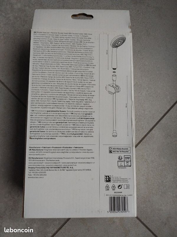Mitigeur bain douche thermostatique + trio douche (image 4)