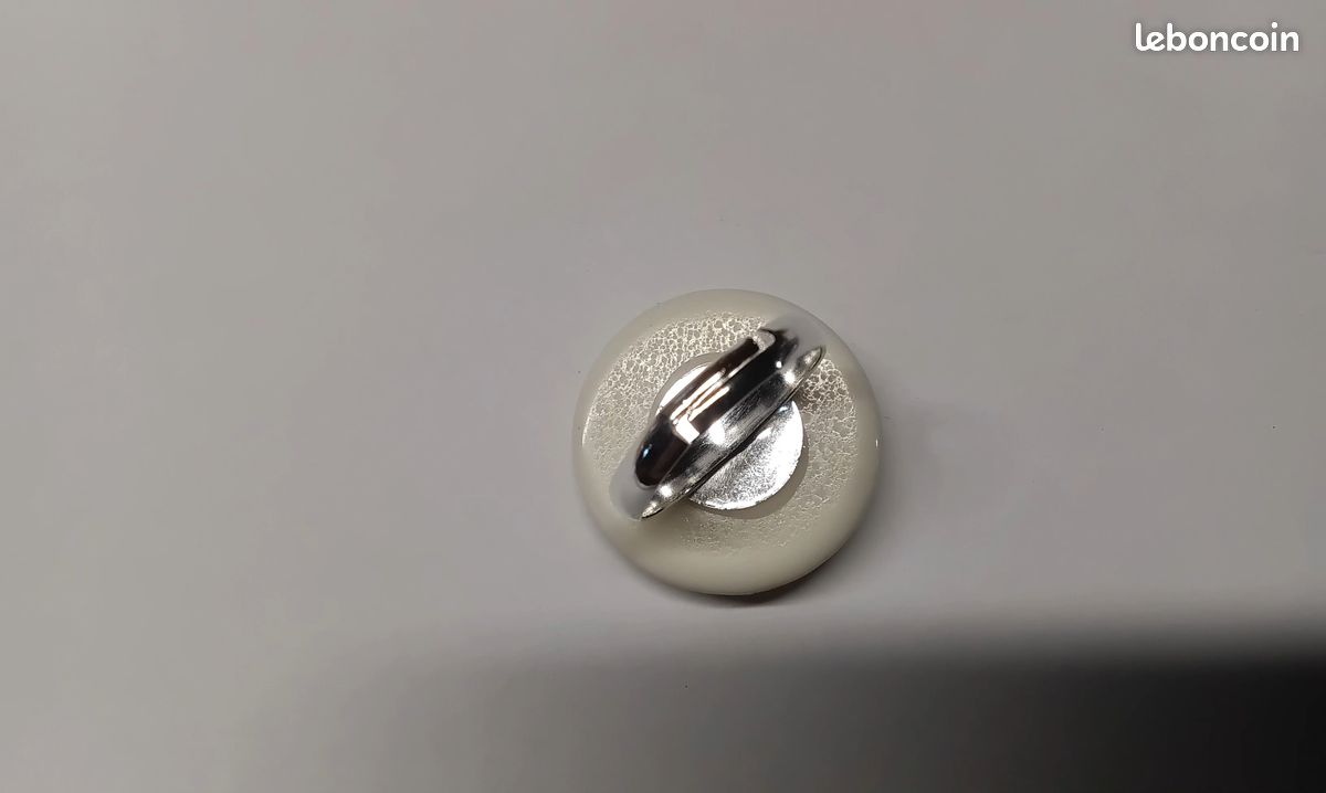 Bague 💍 artisanale ajustable en polyester, plastique, anneau en laiton, diamètre du bijou 25mm (image 11)
