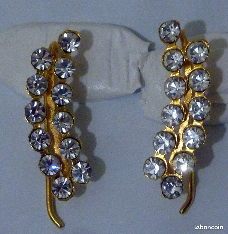 Boucles oreilles dorees (image 3)