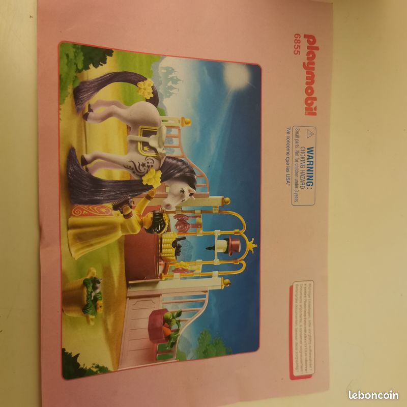 Playmobil Princess 6855 - Ecurie avec cheval à coiffer et princesse (image 4)