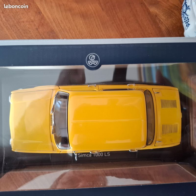 SIMCA 1000 LS jaune maya de 1974 NOREV 1/18 (image 5)