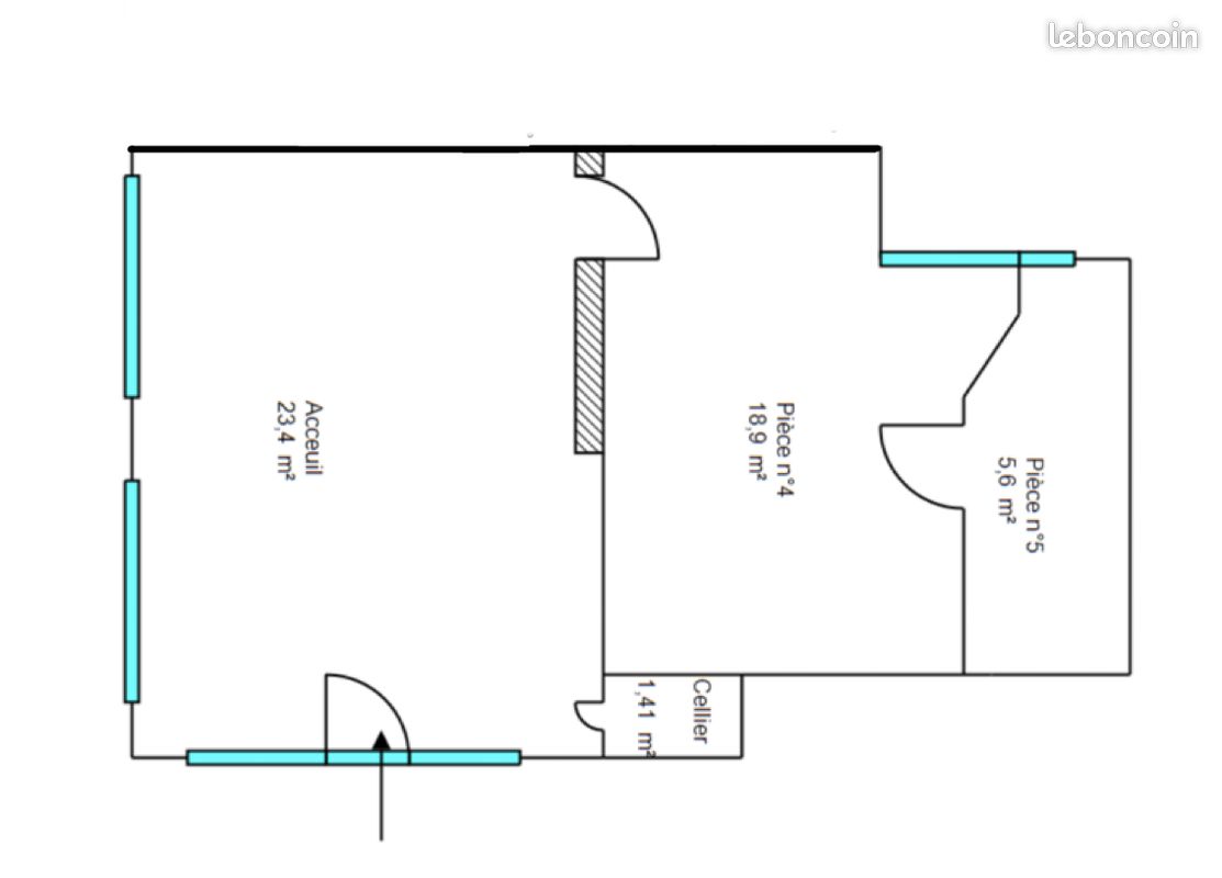 Appartement 2 pièces 49 m² · à Bourg-en-Bresse · 49 m² · 61 000 €
