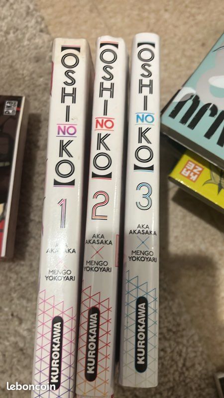 Lot de mangas «Oshi no ko». Tome 1, 2 et 3 (image 2)