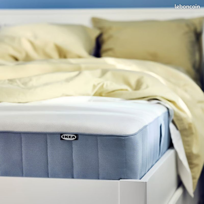đïž Matelas IKEA VESTERĂY 2 places (140Ă200) + accessoires literie (image 6)