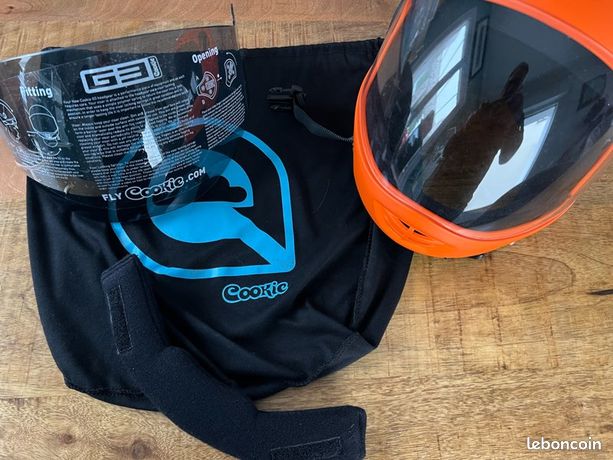 Casque pour le parachutisme - M3 - Cookie Composites - à faces dégagées / S / L