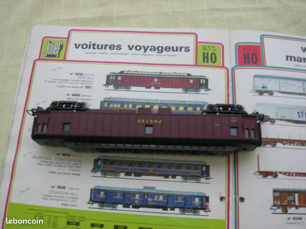 Wagon Postal SNCF Jouef - Modèle Réduit échelle HO, époque 3 (1946-1970), En Bon état D'occasion