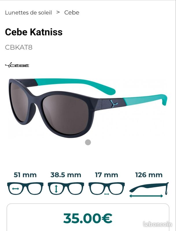 Lunettes de soleil Cébé enfant (image 4)