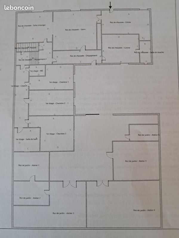 Maison 4 pièces 130 m² · à Flogny-la-Chapelle · 130 m² · 110 000 €