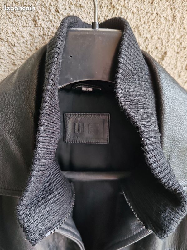 Veste 3/4 homme en cuir (image 3)