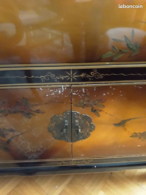 Meuble télé laqué chinois (image 2)