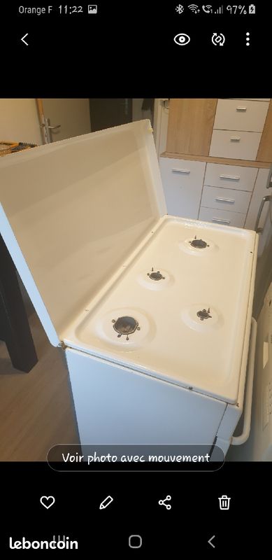 Gaziniere tous gaz très bonne état et propre (image 2)