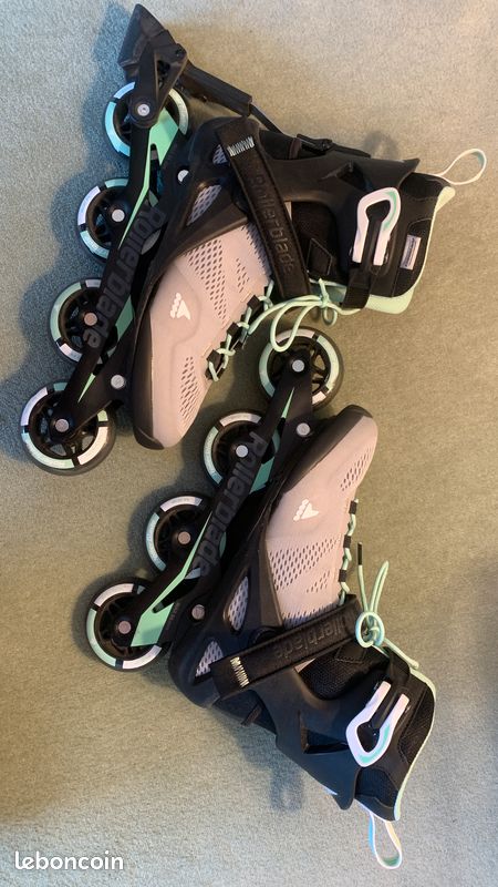 ROLLERBLADE MACROBLADE 80 ABT W Gris Glacier Menthe 40.5 (image 1)