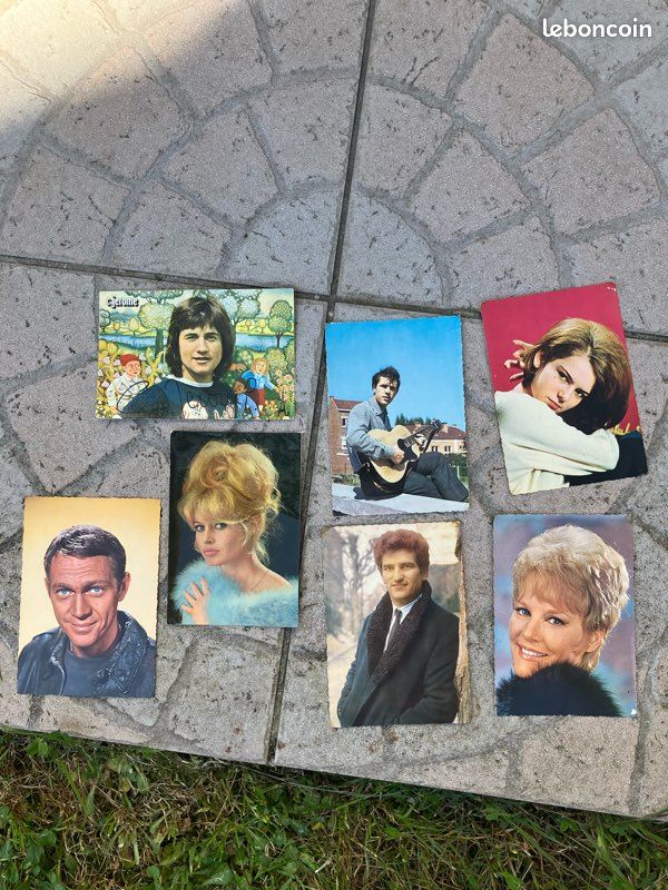 Cartes postales vedettes année 60 (image 1)